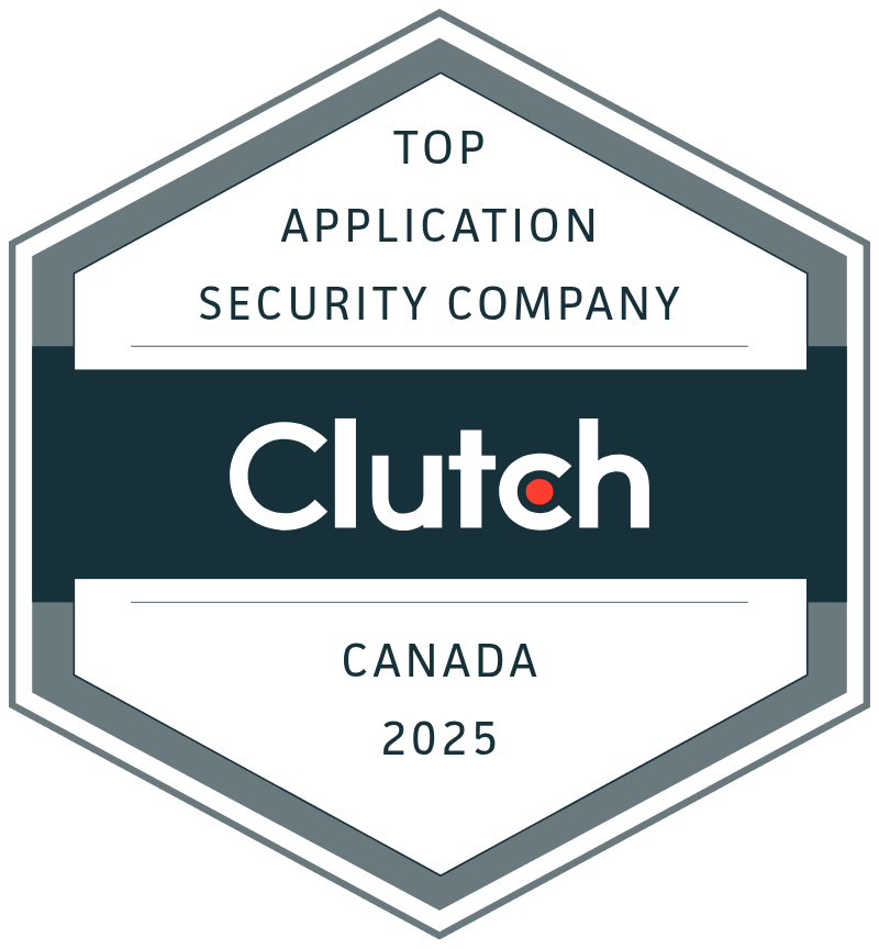 Top Clutch Application Security Company Canada 2025 badge
