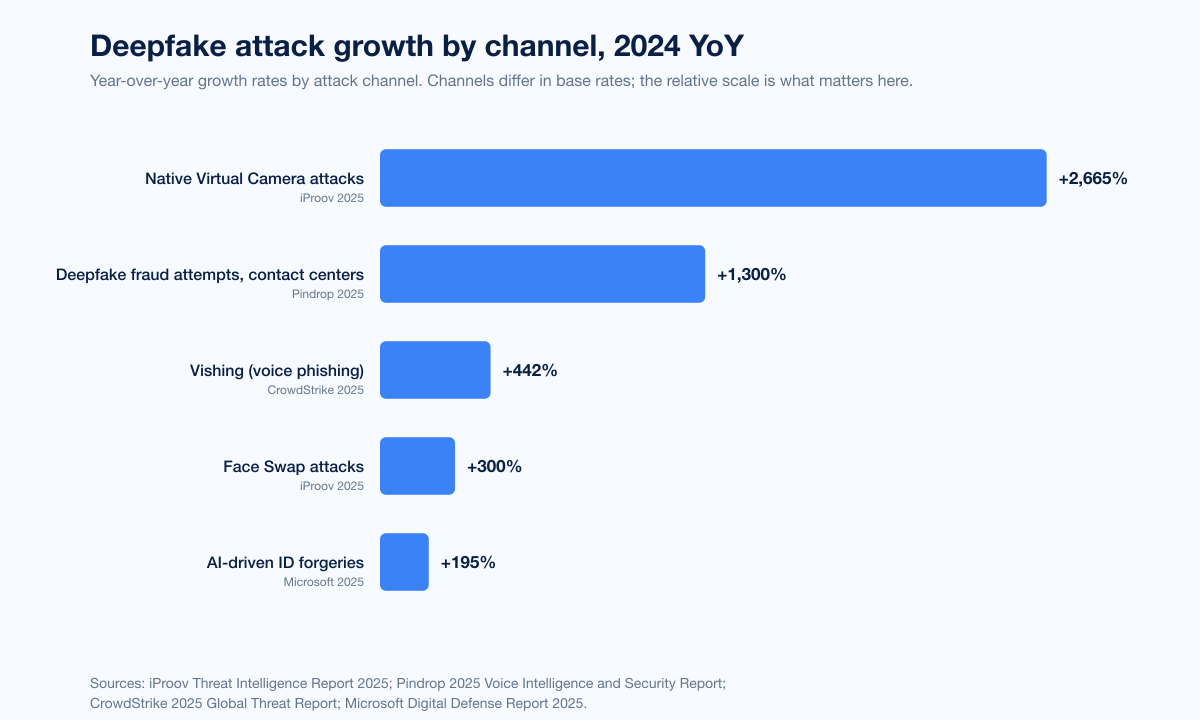 Chart Deepfake By Channel
