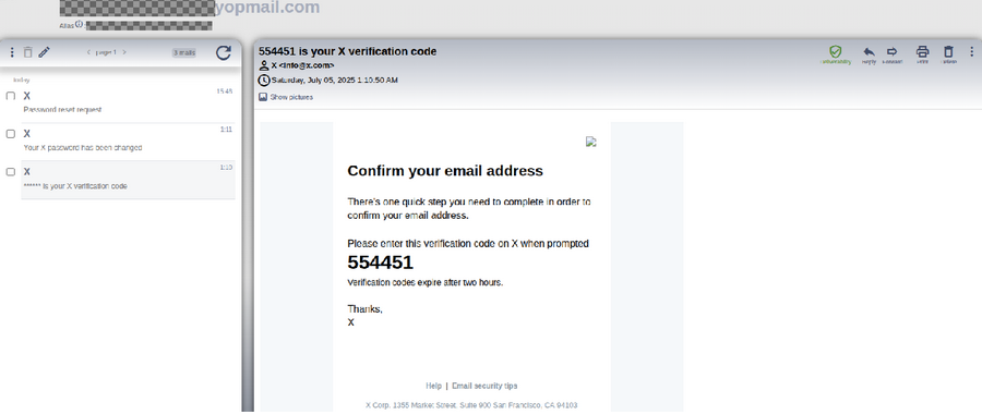 recovered a hacked x account3